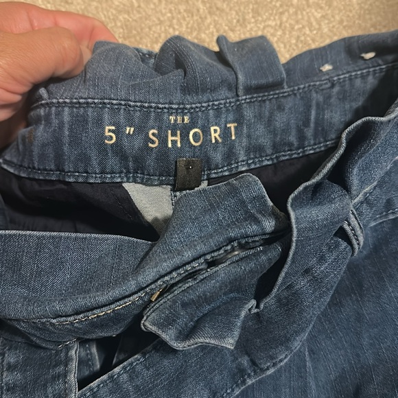 White House Black Market‎ tencel denim paper bag shorts the 5” short size 6 - Picture 5 of 7